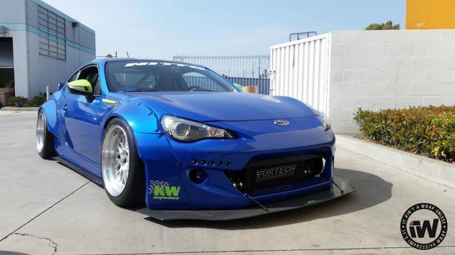  Subaru BRZ RocketBunny by Impressive Wrap 2014 года  (фото 7 из 16)